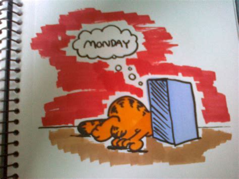 Garfield: Monday Again by TheBlooddrunkPanther on DeviantArt