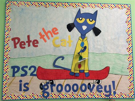 Pete the Cat Classroom Bulletin Board