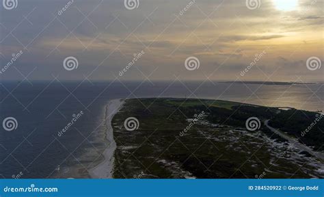 Fort Morgan, Alabama Beach at Sunset in July Stock Photo - Image of ...