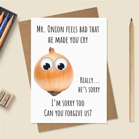 Funny Sorry Card I'm Sorry Card Apology Card | Etsy | Sorry cards, Im ...