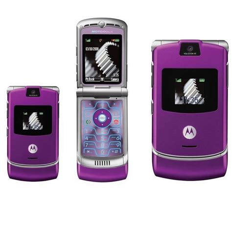 Motorola RAZR V3 Unlocked flip Mobile Phone New Boxed 10 Colours Red/Pink/Gold | eBay