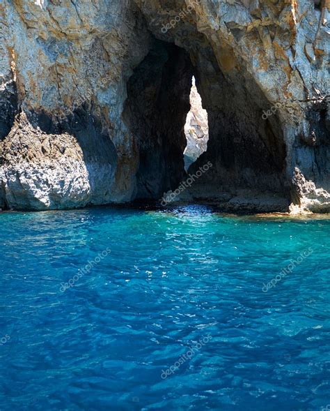 Inside Blue Grotto on south part of Malta island Stock Photo by ©zastavkin 105994406