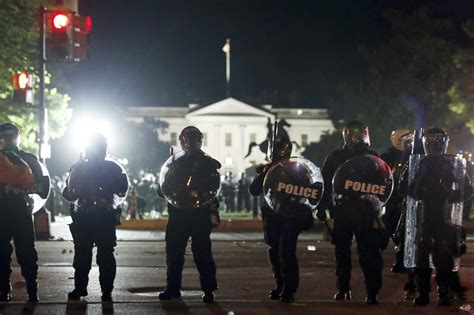 As protests closed in on White House, Trump was rushed to underground ...