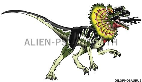 Jurassic Park: Dilophosaurus by Alien-Psychopath on DeviantArt