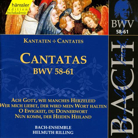 eClassical - Bach, J.S.: Cantatas, Bwv 58-61