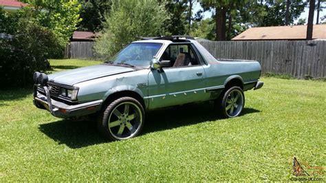 Custom 1985 Subaru Brat GL Standard Cab Pickup 2-Door 1.8L