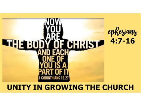 Unity in Growing the Church - Logos Sermons