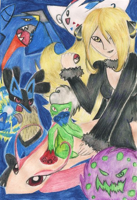 Cynthia: Pokemon Champion. by someauzziechick on DeviantArt