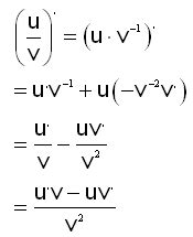 Differentiation Formulas Uv