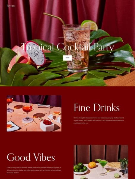 Bar & Club Website Templates