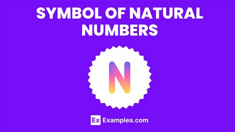 Natural Numbers Symbol