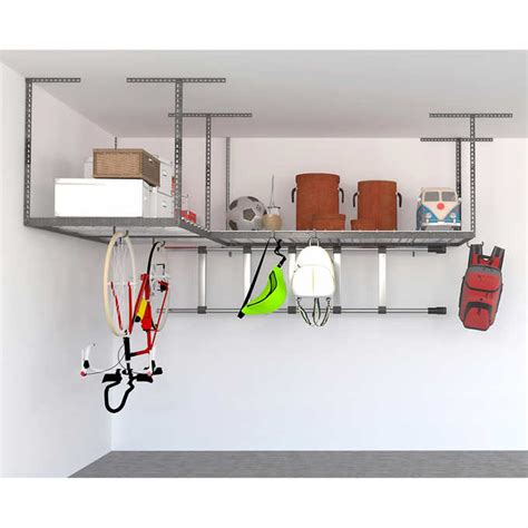 Saferacks Overhead Garage Storage Combo Kit Costco | Dandk Organizer