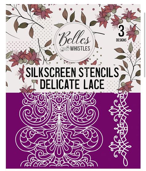 Silk Screen Stencils DELICATE LACE Dixie Belle Stencils 3 | Etsy