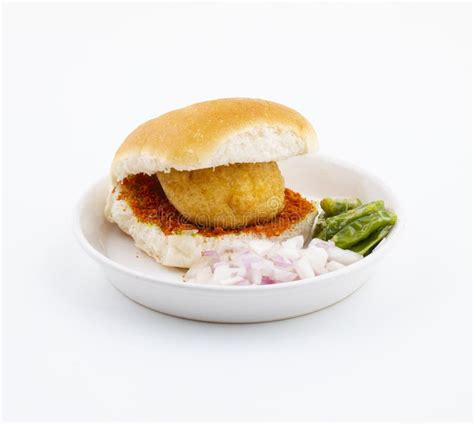 Indian Famous Street Food Vada Pav is a Vegetarian Fast Food Dish from ...