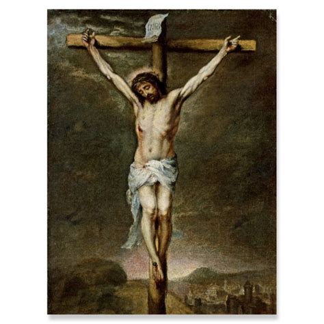 Jesus Christ on Cross Crucifix Picture by Murillo Church Art | Etsy