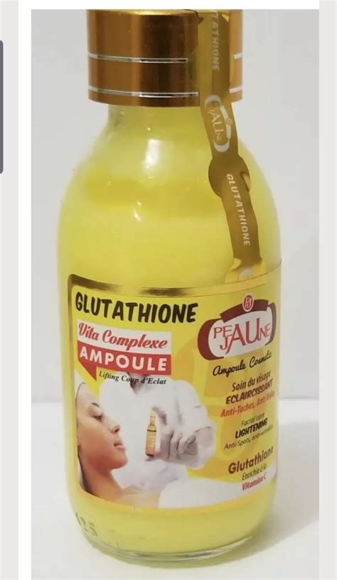 Peau Jaune Glutathione Vita Complexe Ampoule Fast Action Lightning ...