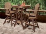 Maui Outdoor Swivel Bar Chair - Countryside Amish Furniture