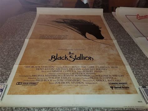 ORIGINAL MOVIE POSTER THE BLACK STALLION 1 SHEET 1979 | #3824944191