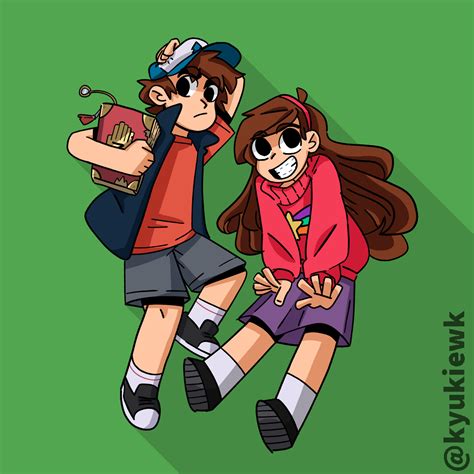 ArtStation - Dipper and Mabel Pines' Fanart