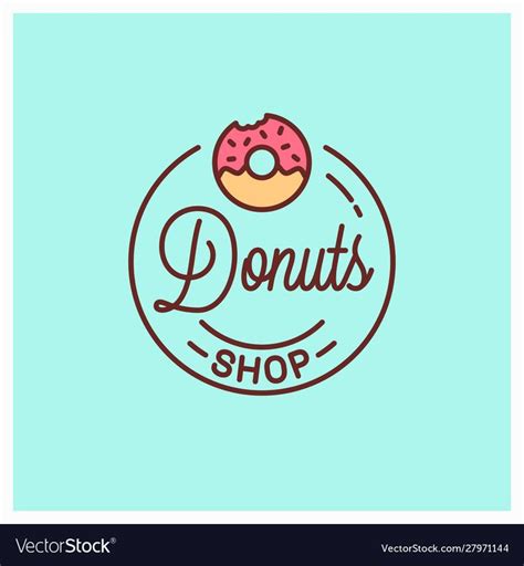 Royalty-Free Vector Images by Pushkarevskyy (over 3,100) | Bakery logo, Donut shop, Donut logo