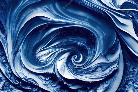 Premium Photo | Water swirl and wave abstract background