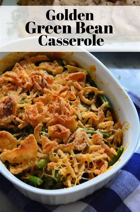 Green Bean Casserole with Cheese | Recipe | Greenbean casserole recipe ...