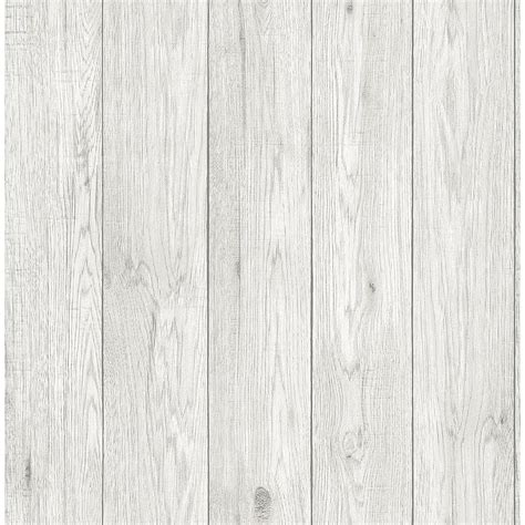 Arthouse White Wood Grain Fabric Strippable (Covers 57 sq. ft.)-610806 ...