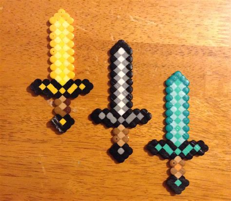 Hama Beads Minecraft Sword | Images and Photos finder