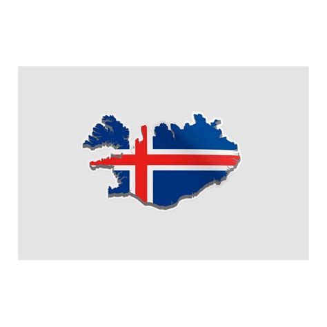 Iceland Map Flag - DecalsHouse