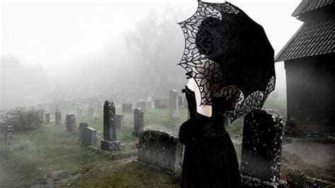 Gothic Graveyard Wallpaper