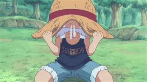 Luffy Crying GIF - Luffy Crying One Piece - Discover & Share GIFs One Piece Manga, One Piece Gif ...