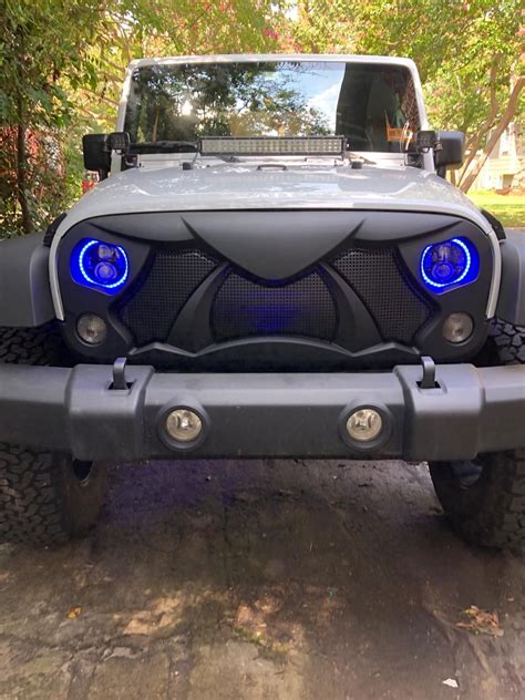 Jeep Wrangler Angry Eyes Grill