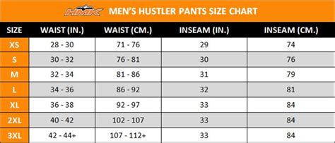 mens pants size chart - Google Search in 2021 | Mens pants size chart ...