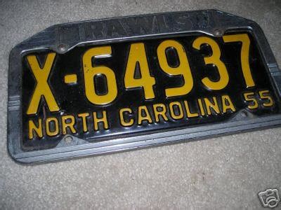 VINTAGE 1955 NORTH CAROLINA LICENSE PLATE | #28183466