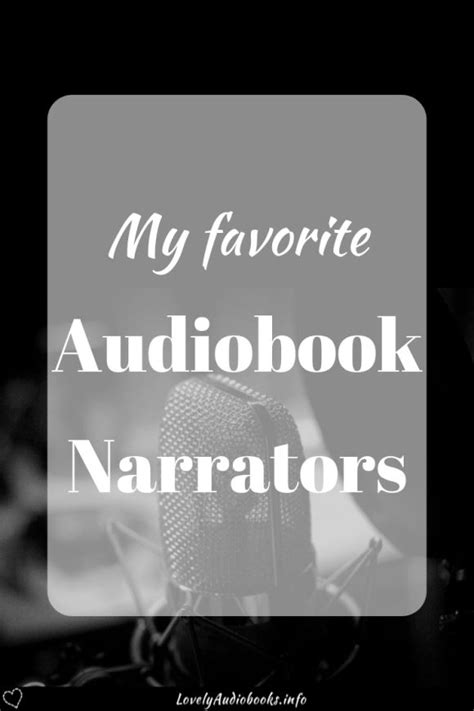 The Best Audiobook Narrators | Lovely Audiobooks