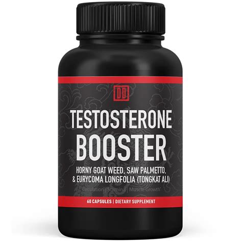 Testosterone Booster Supplement for Men - 1489mg Extra Strength Horny Goat Weed, Saw Palmetto ...