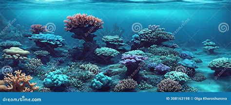 An Underwater Kingdom with Coral Reefs . AI Generated Stock Photo ...