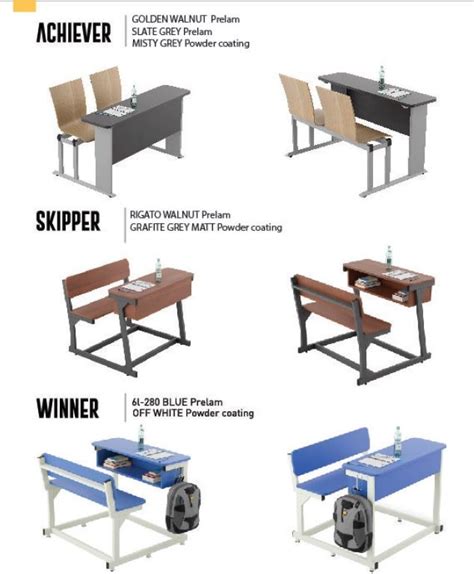 Metal+wood Multicolor School Tables, For Study, 2 at Rs 8900/piece in ...