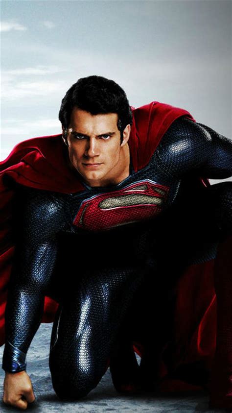 Man Of Steel Superman Henry Cavill iPhone 8 Wallpapers Free Download