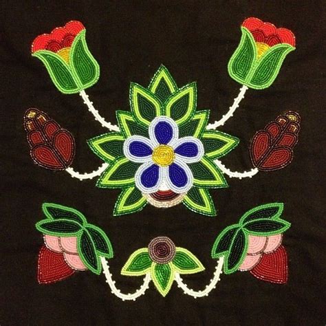 Printable Ojibwe Floral Applique Patterns