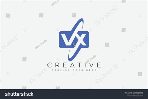 Letter VX logo design template vector - Royalty Free Stock Vector 2368016861 - Avopix.com