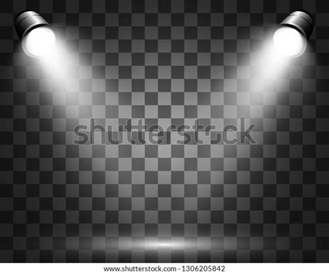 Collection Stage Lighting Catwalk Platform Transparent Stock Vector (Royalty Free) 1306205842 ...