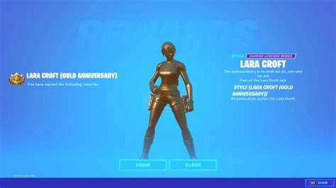 Fortnite: How to Get Gold Lara Croft | Attack of the Fanboy