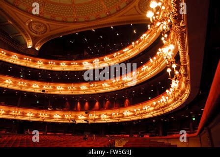 Interior of Royal Opera House. Covent Garden, London, United Kingdom ...