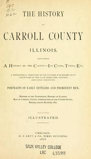 The history of Carroll county, Illinois (1878 edition) | Open Library