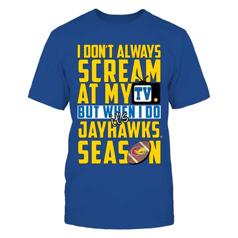 Kansas Jayhawks, It's Jayhawks Season | Football mom shirts, Baylor ...