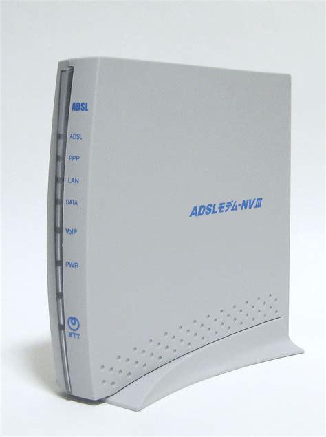 File:NTT East ADSL modem-NVIII.jpg - Wikimedia Commons