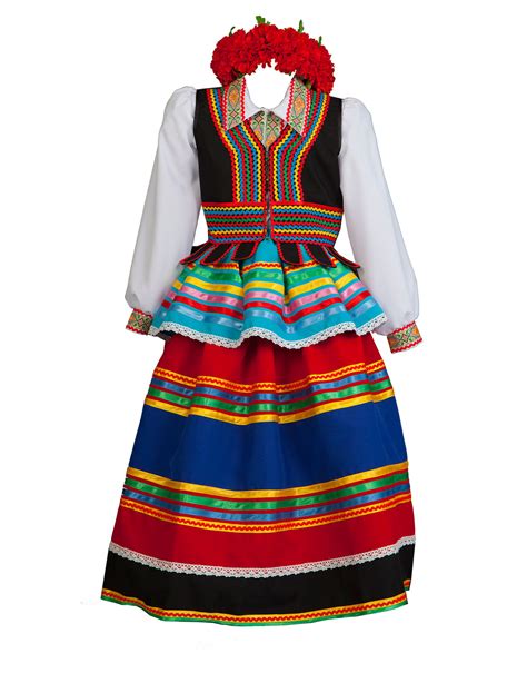 Polish folk dress girls - Poland national clothing | RusClothing.com