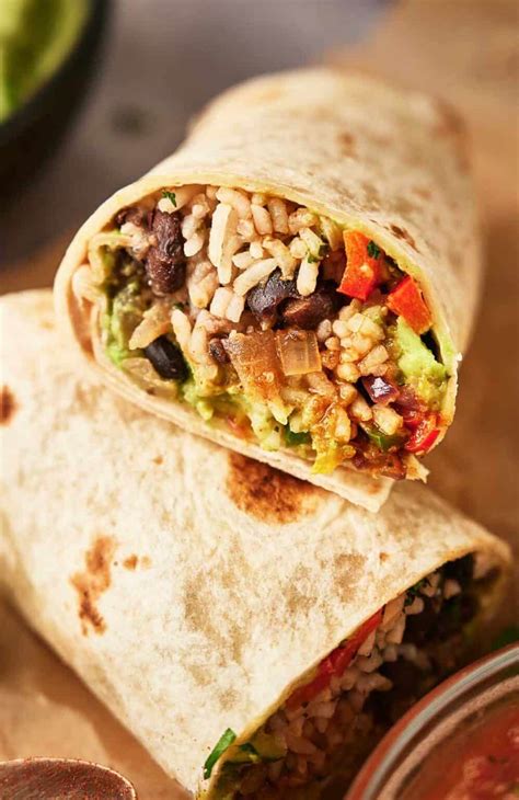 Vegetarian Burrito Recipe - Splash of Taste - Vegetarian Recipes