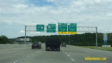 EB I-44/U.S. Rt. 50 near I-270. (June, 2022)